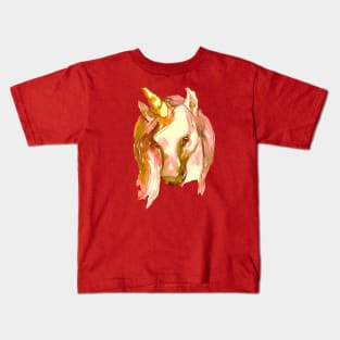 Watercolor Unicorn Magic Kids T-Shirt